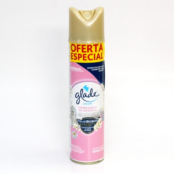 PURIFICADOR GLADE AEROSOL LEMBRANCA DE INFANCIA 360 ML.