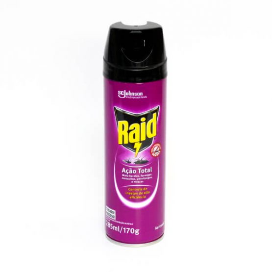 INSETICIDA RAID ACAO TOTAL AEROSOL 285 ML.