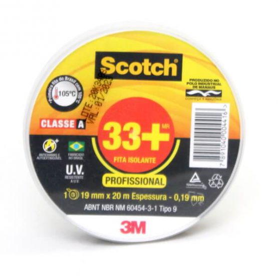 FITA ISOLANTE 3M 33+ 20 METROS