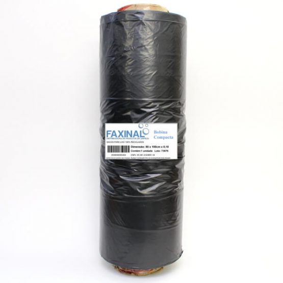 BOBINA P/ COMPACTADOR FAXINAL 80X100X0,10 C/100
