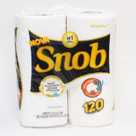 PAPEL TOALHA SNOB C/2 ROLOS