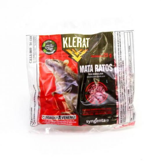 RATICIDA KLERAT GRANULADO 25 G.