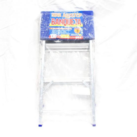 BANQUETA DE ALUMINIO ALUSTEP 3 DEGRAUS