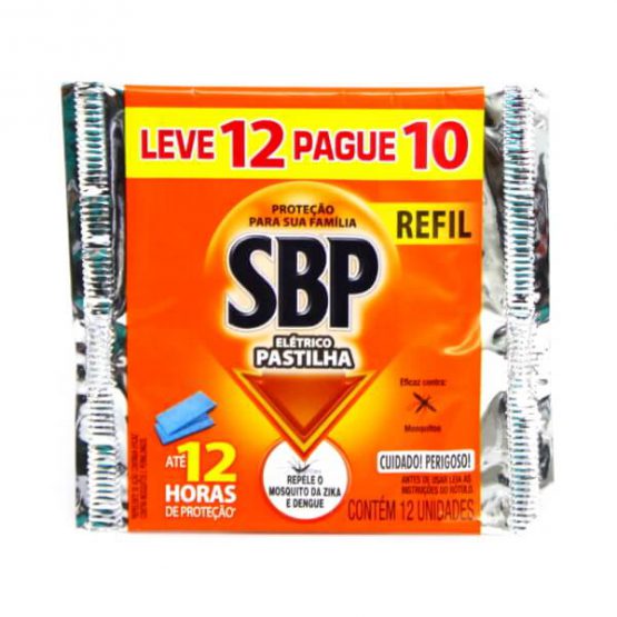 INSETICIDA SBP ELETRICO REFIL C/12