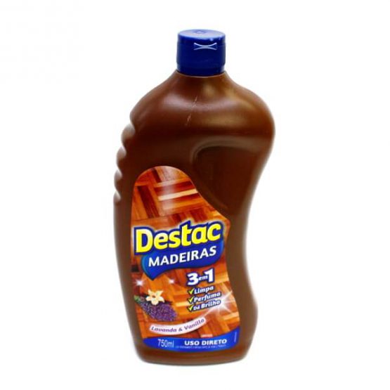 LIMPADOR DESTAC USO DIRETO MADEIRAS 750 ML.