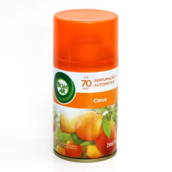 PURIFICADOR BOM AR FRESH MATIC REFIL CITRUS 250 ML.