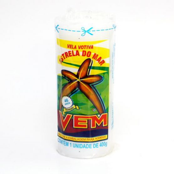 VELA SOLMAR 7 DIAS ESTRELA DO MAR GROSSA 400 G.
