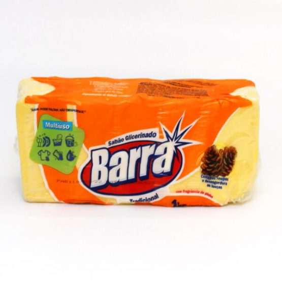 SABAO EM PEDRA BARRA NEUTRO GLICERINADO 900 G. (5 X 180 G.)