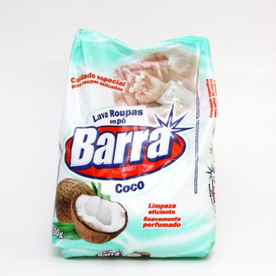 SABAO DE COCO BARRA EM PO 500 G.
