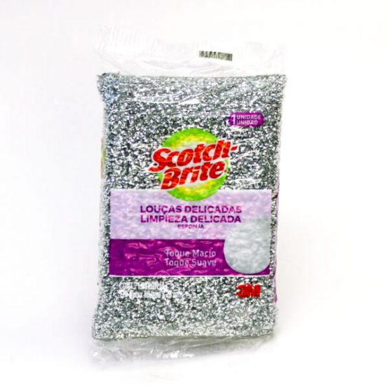 ESPONJA SCOTCH BRITE PRATEADA