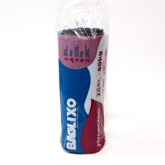 SACO P/ LIXO BAGLIXO REFORCADO 200 LITROS 92X115 C/15