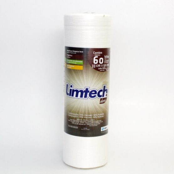 PANO MULTIUSO LIMTECH BRANCO 33 CM. X 30 METROS