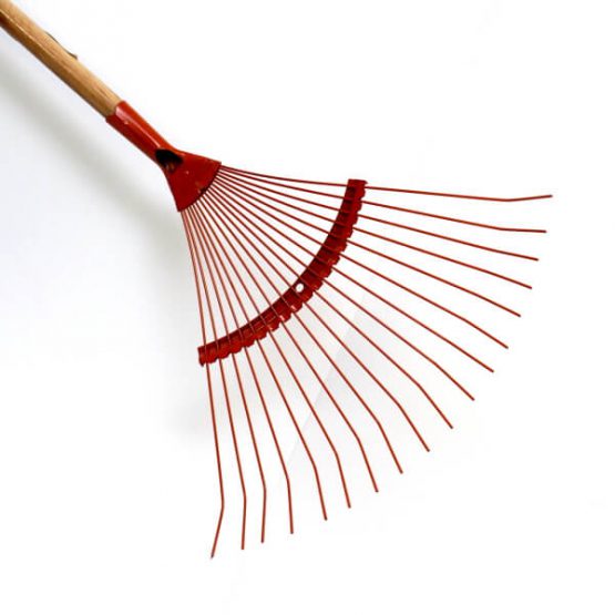 VASSOURA P/ GRAMA/FOLHAS METAL FIXA FAMASTIL18 DENTES