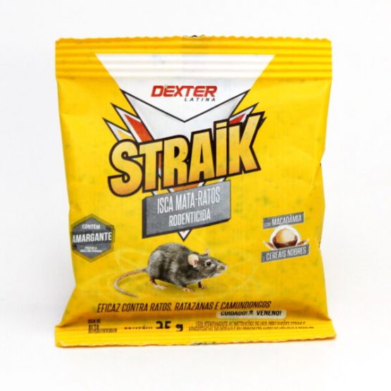 RATICIDA STRAIK GRANULADO 25 G.