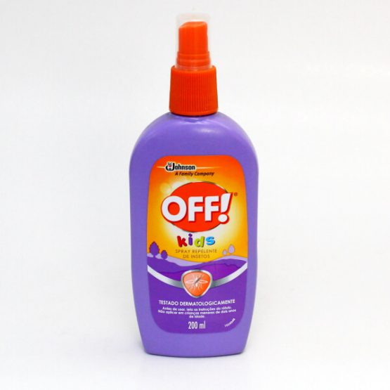 REPELENTE OFF KIDS SPRAY 200 ML.