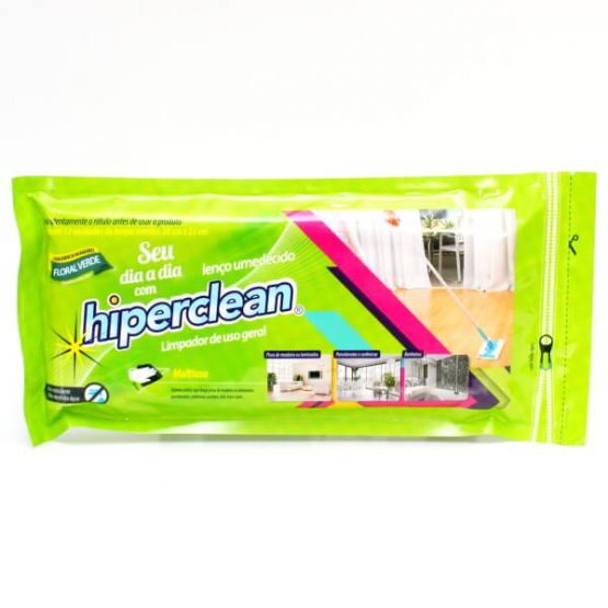 MOP HIPERCLEAN REFIL UMIDO FLORES ORIENTAIS C/12