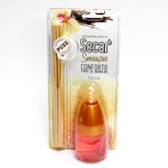 DIFUSOR DE AROMAS SECAR FAVOS DE BAUNILHA 100 ML.