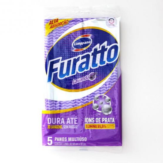 PANO MULTIUSO FURATTO LAVANDA C/5