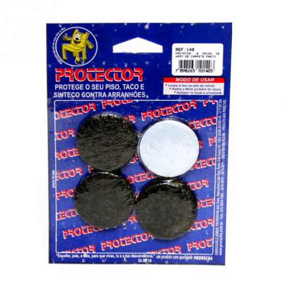 FELTRO AUTO ADESIVO 40X40 MM C/8