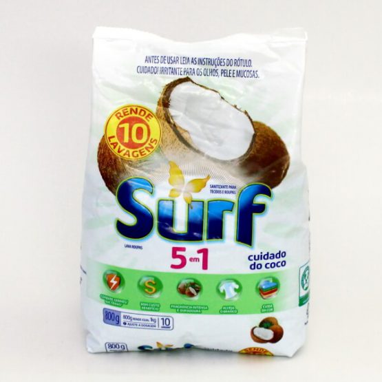 SABAO EM PO SURF CUIDADO DO COCO 800 G.