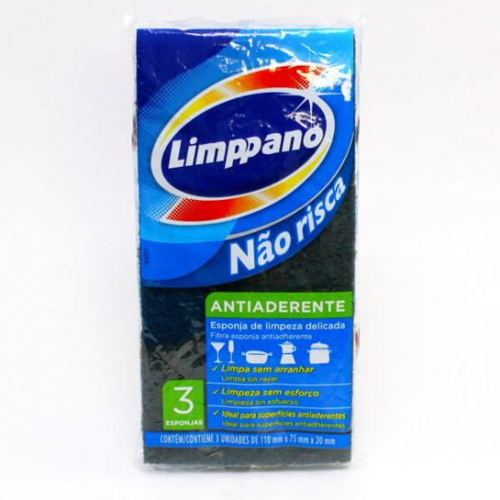 ESPONJA LIMPPANO NAO RISCA ANTIADERENTE C/3
