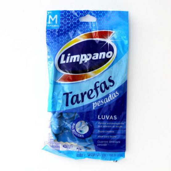 LUVA DE BORRACHA LIMPPANO TAREFAS PESADAS TAMANHO P