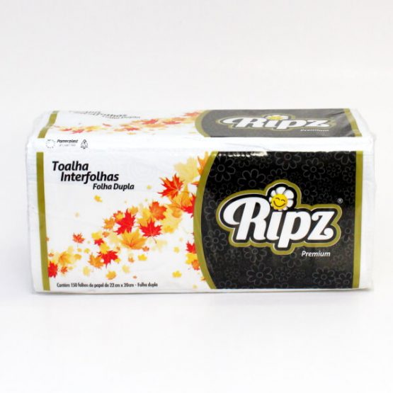 PAPEL INTERFOLHADO RIPZ ULTRA LUXO 22,5 X 20 C/150