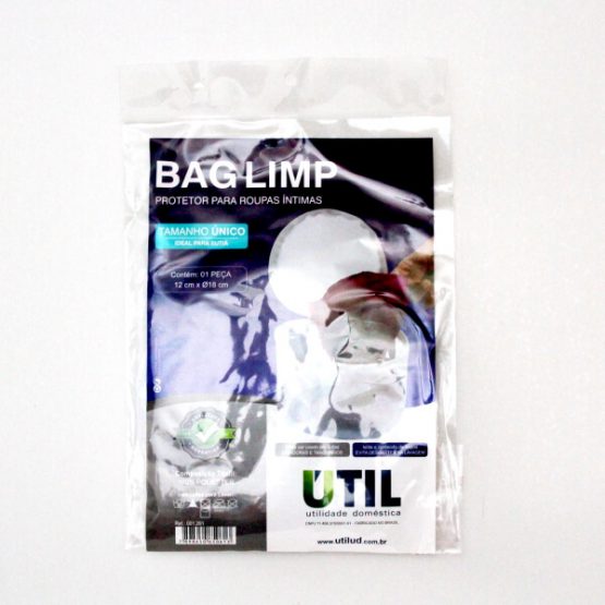 SACO P/ LAVAR ROUPAS INTIMAS UTIL C/ ZIPER