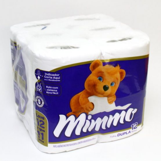 PAPEL HIGIENICO MIMMO FOLHA DUPLA C/12 X 30 M.