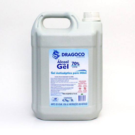 GEL ANTISSEPTICO DRAGOCO COSMETICOS 5 KG. (ALCOOL EM GEL)