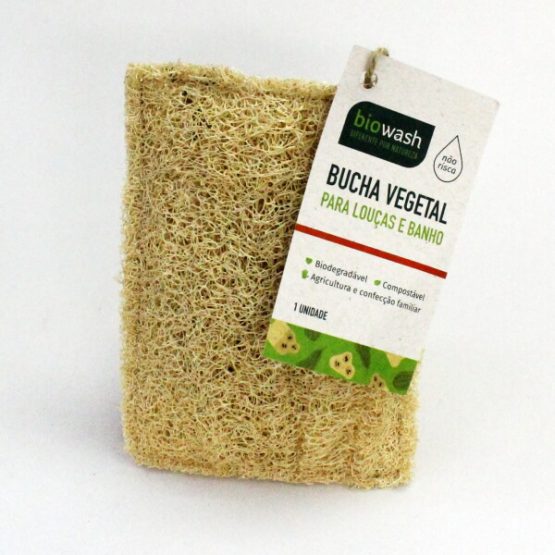 BUCHA VEGETAL BIOWASH BIODEGRADAVEL P/ LOUCAS E BANHO