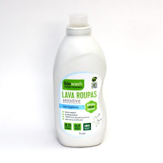 LAVA ROUPAS BIOWASH BIODEGRADAVEL SENSITIVE 1 LITRO