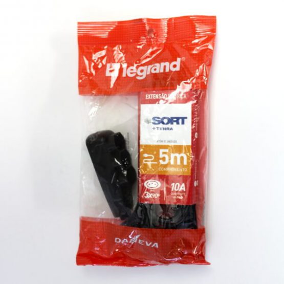 EXTENSAO MULTIPLA 3 ENTRADAS 2P + T 5 METROS
