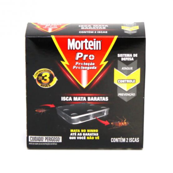 INSETICIDA MORTEIN ISCA P/ BARATAS C/2