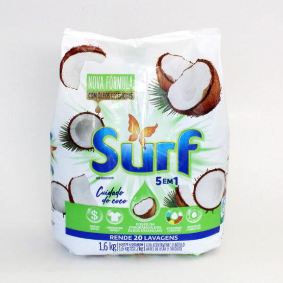 SABAO EM PO SURF CUIDADO DO COCO 1,6 KG.