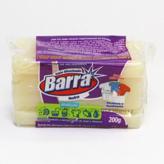 SABAO EM PEDRA BARRA NEUTRO 200 G.