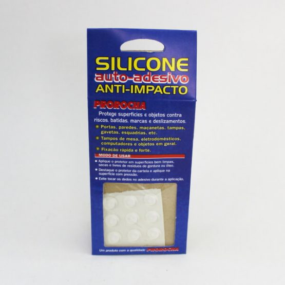 BATENTE DE SILICONE AUTO ADESIVO PEQUENO C/9 (REF. 12276)