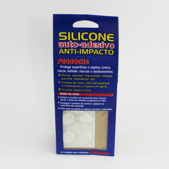 BATENTE DE SILICONE AUTO ADESIVO GRANDE C/4 (REF. 12277)