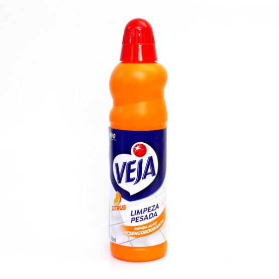 VEJA LIMPEZA PESADA DESENGORDURANTE LARANJA 500 ML.