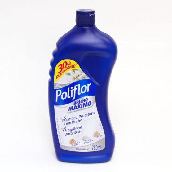 CERA POLIFLOR MAXIMO BRILHO INCOLOR 750 ML.