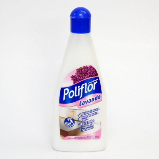 LUSTRA MOVEIS POLIFLOR LAVANDA 200 ML.