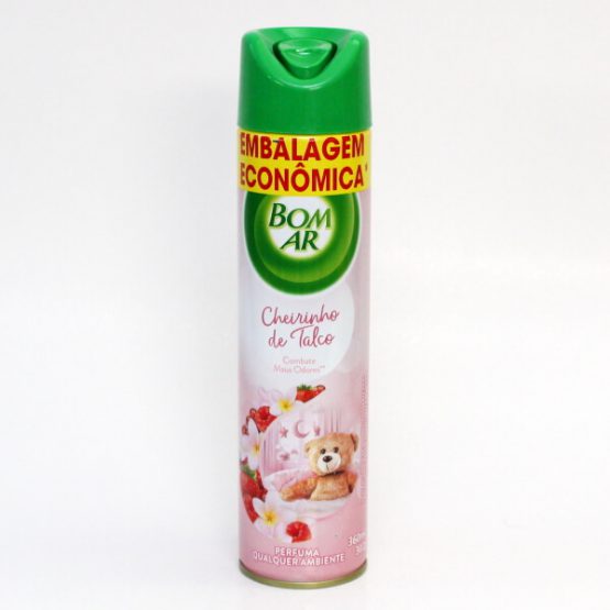 PURIFICADOR BOM AR AEROSOL CHEIRINHO DE TALCO 360 ML.