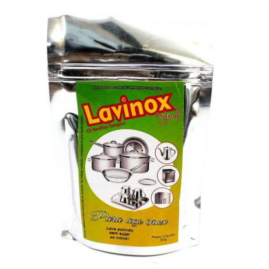 LIMPA INOX LAVINOX PLUS 50 G.