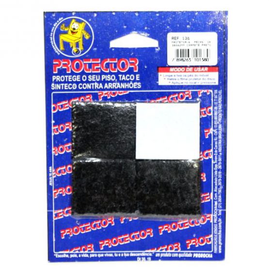 FELTRO AUTO ADESIVO 38X42 MM C/6