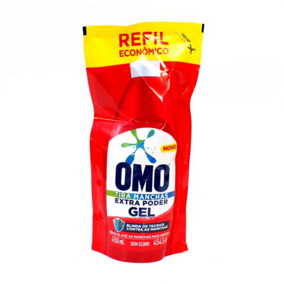 TIRA MANCHAS OMO ROUPAS COLORIDAS SACHET 450 ML.