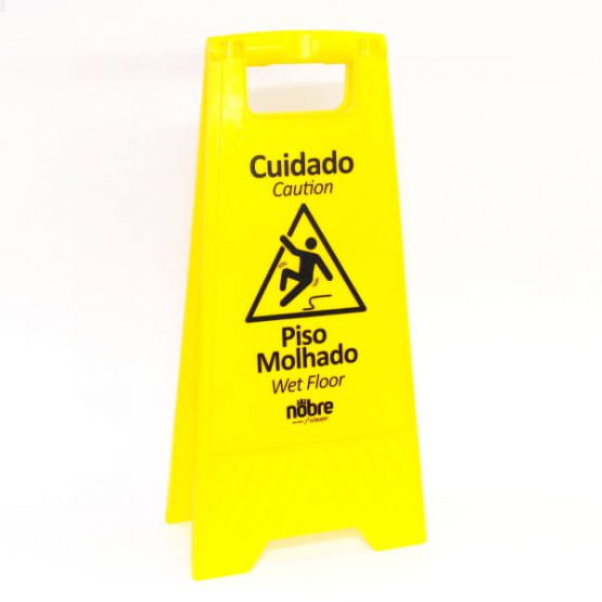 PLACA SINALIZADORA NOBRE (PISO MOLHADO)