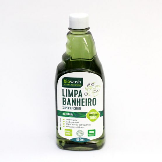 LIMPA BANHEIRO BIOWASH BIODEGRADAVEL EUCALIPTO REFIL 650 ML.